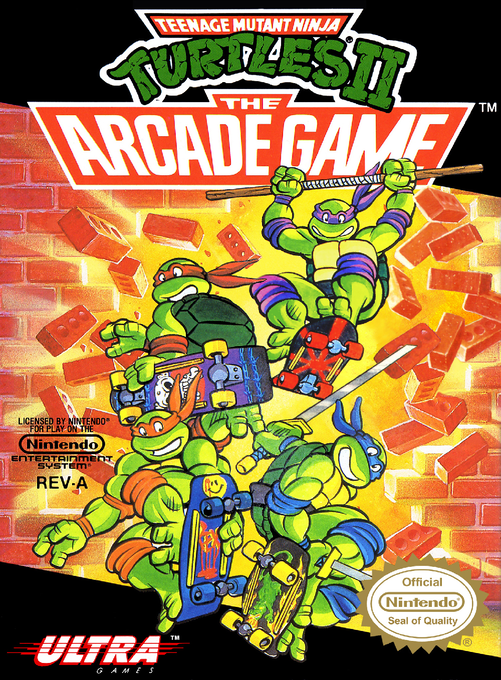 Teenage Mutant Ninja Turtles II: The Arcade Game cover