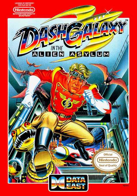 Dash Galaxy in the Alien Asylum cover