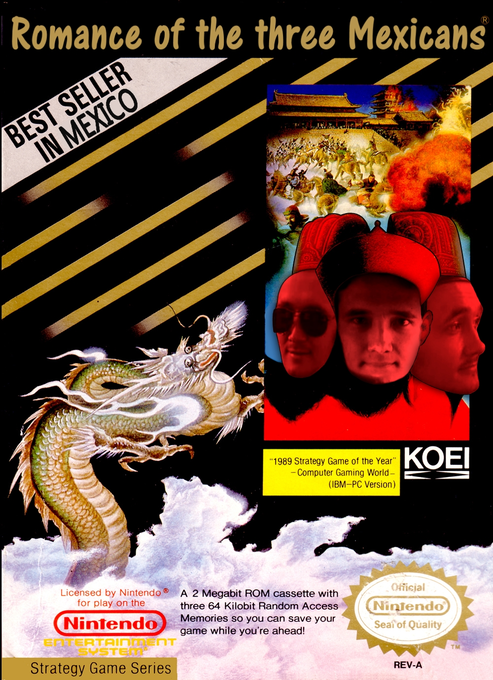 Romance of the Three Kingdoms parody cover